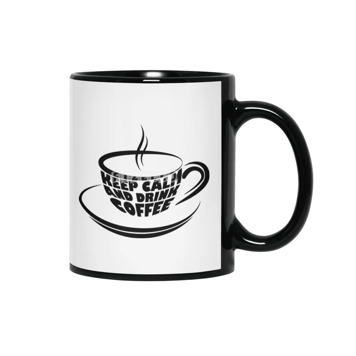 Keep calm and drink coffee! Siyah Kupa