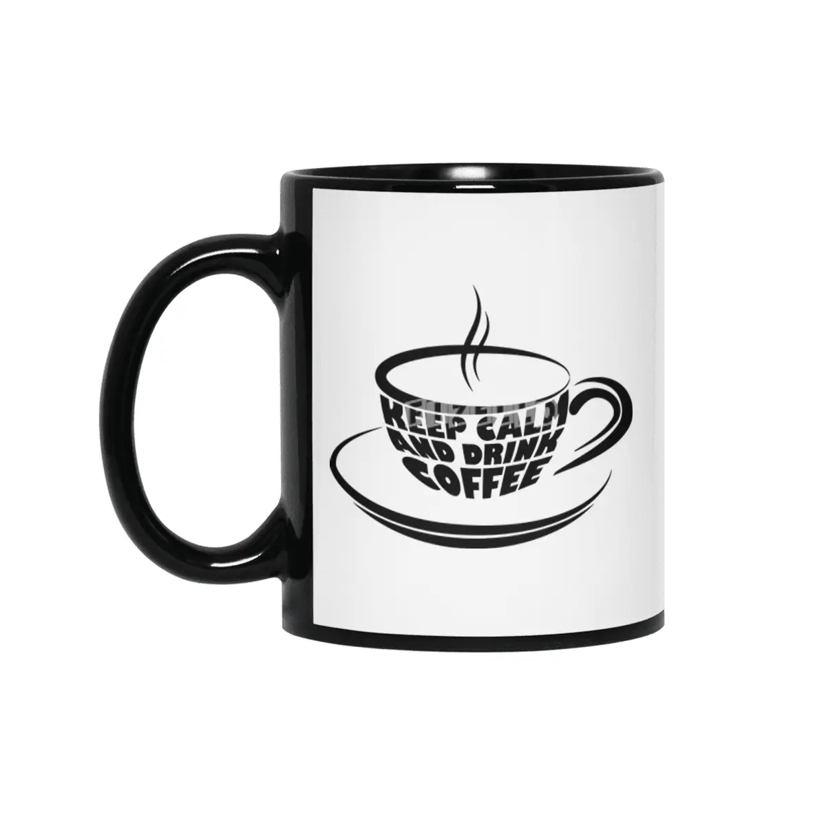 Keep calm and drink coffee! Siyah Kupa