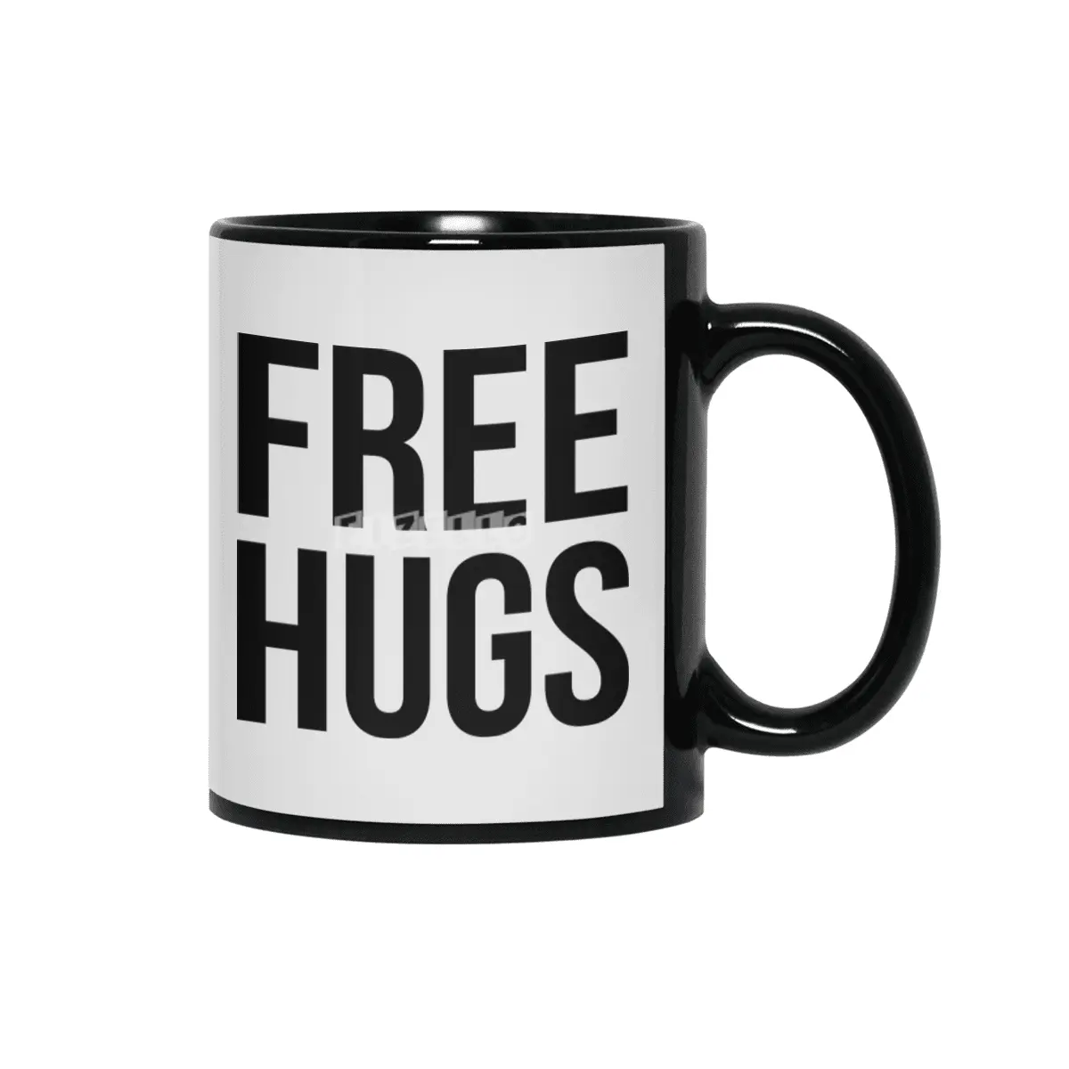 FREE HUGS Siyah Kupa