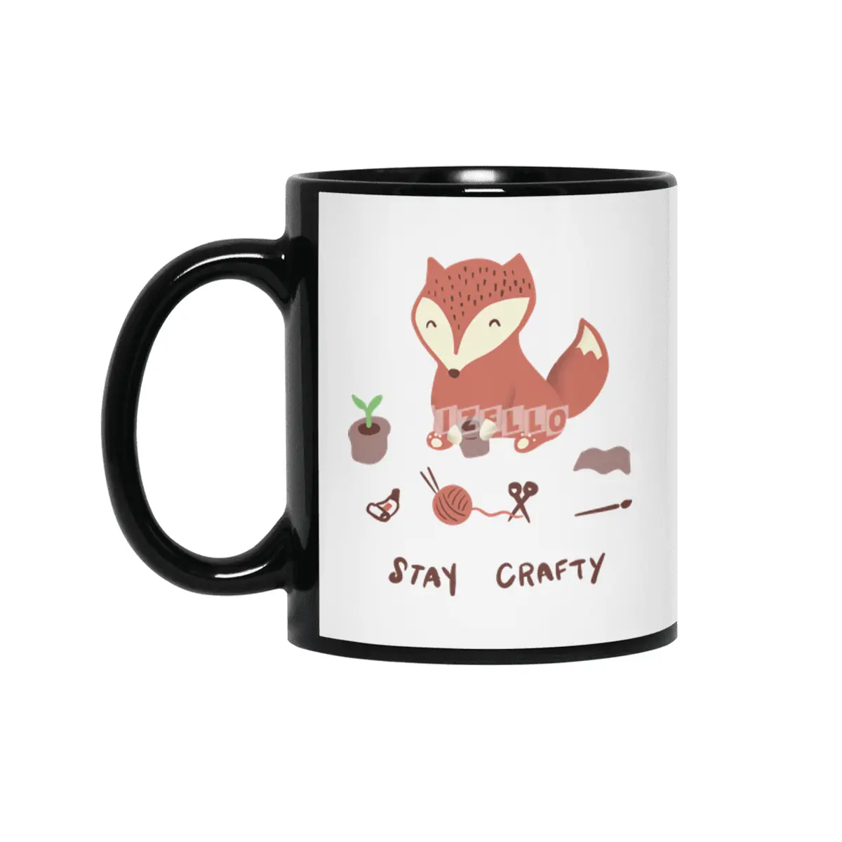 Crafty as a Fox Siyah Kupa