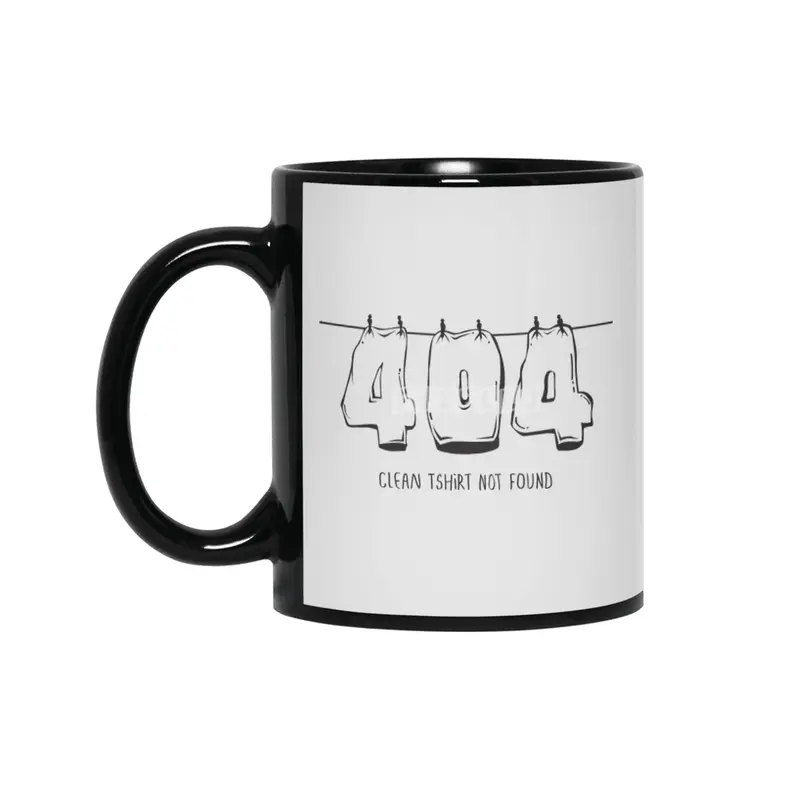 Laundry 404 Siyah Kupa