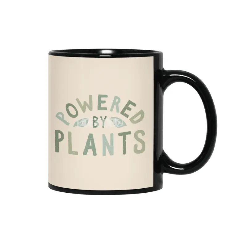 Powered by plants Siyah Kupa