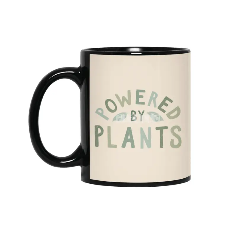 Powered by plants Siyah Kupa