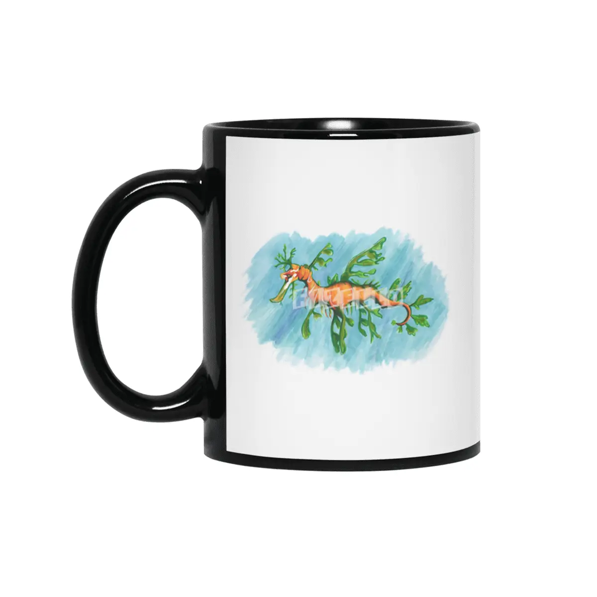 Leafy Seadragon Siyah Kupa