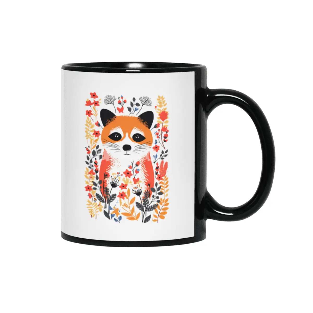 Autumn Red Panda Siyah Kupa