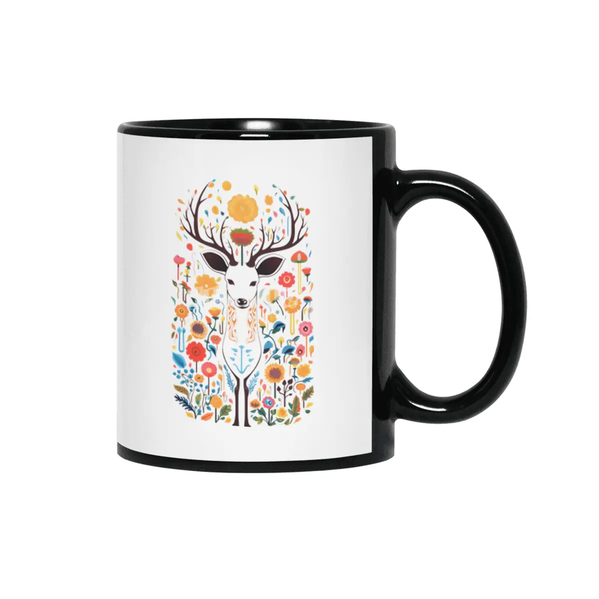 Chromatic Deer Siyah Kupa