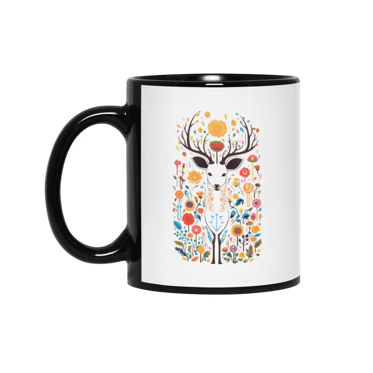 Chromatic Deer Siyah Kupa