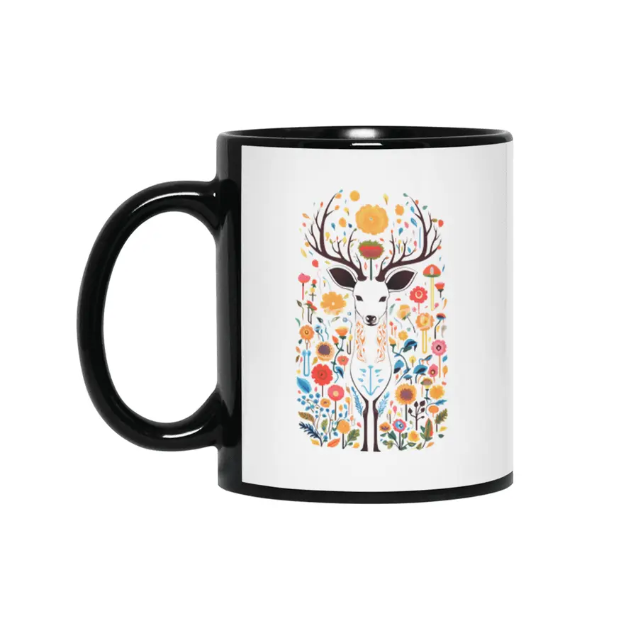 Chromatic Deer Siyah Kupa