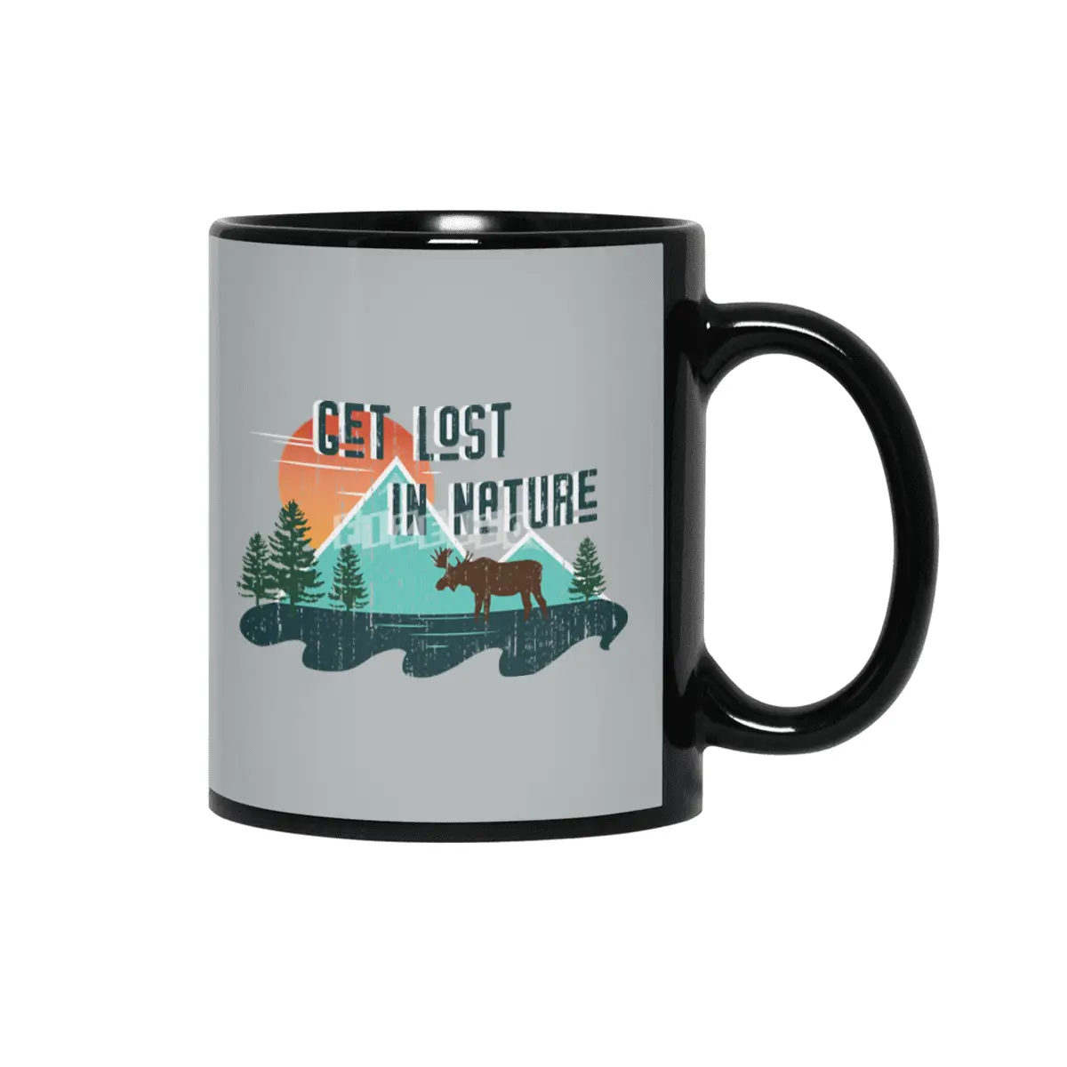 Get Lost in Nature Siyah Kupa