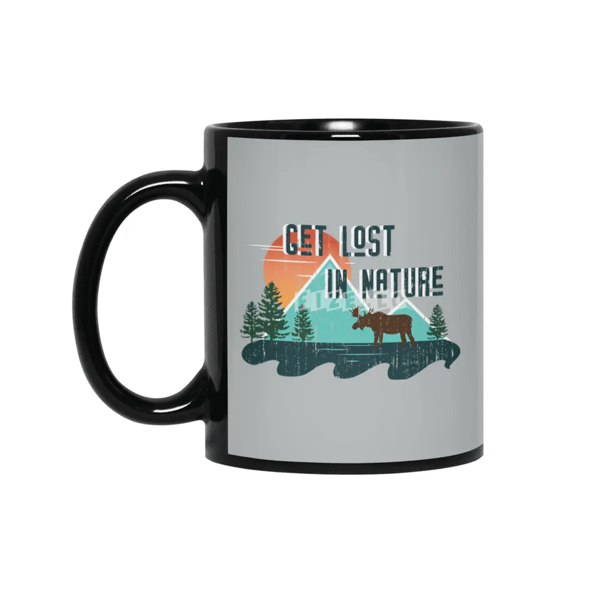 Get Lost in Nature Siyah Kupa