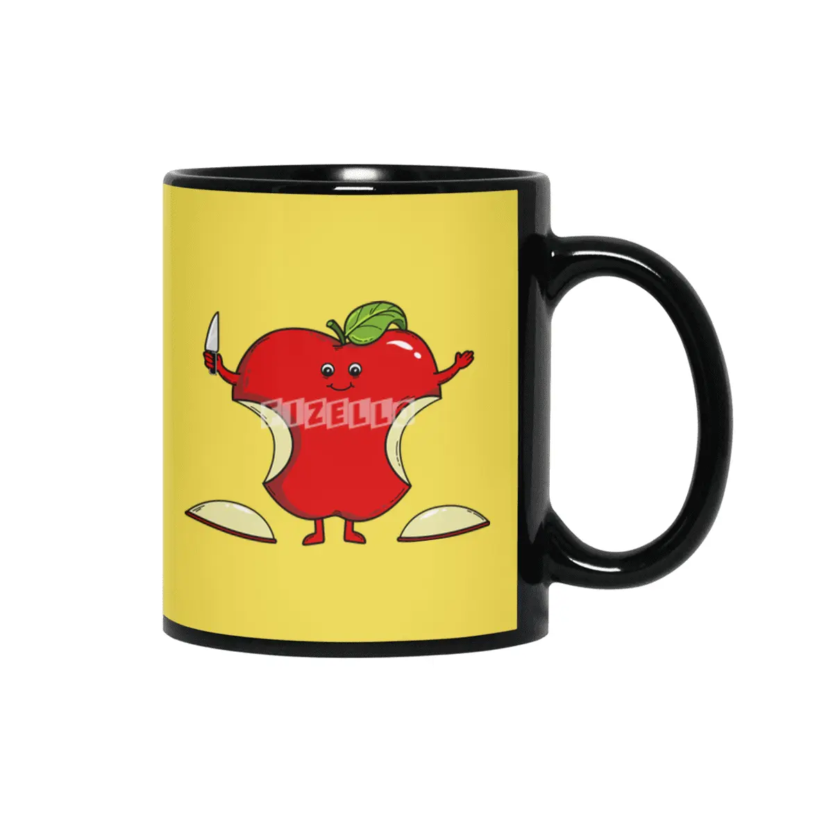 Apple Cut Siyah Kupa