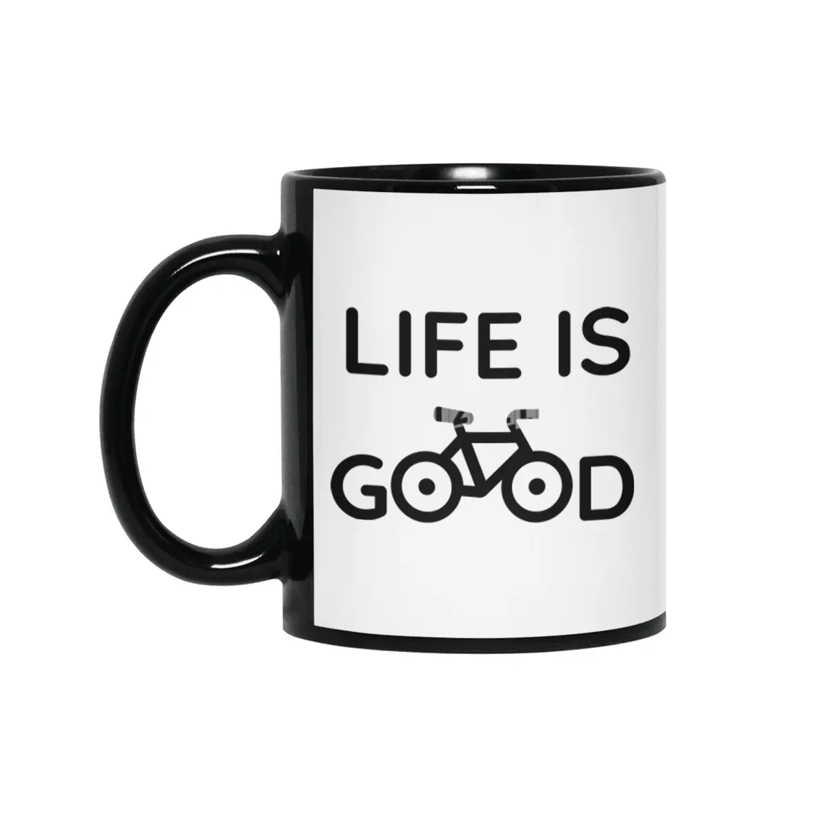 Life is good on a bike Siyah Kupa