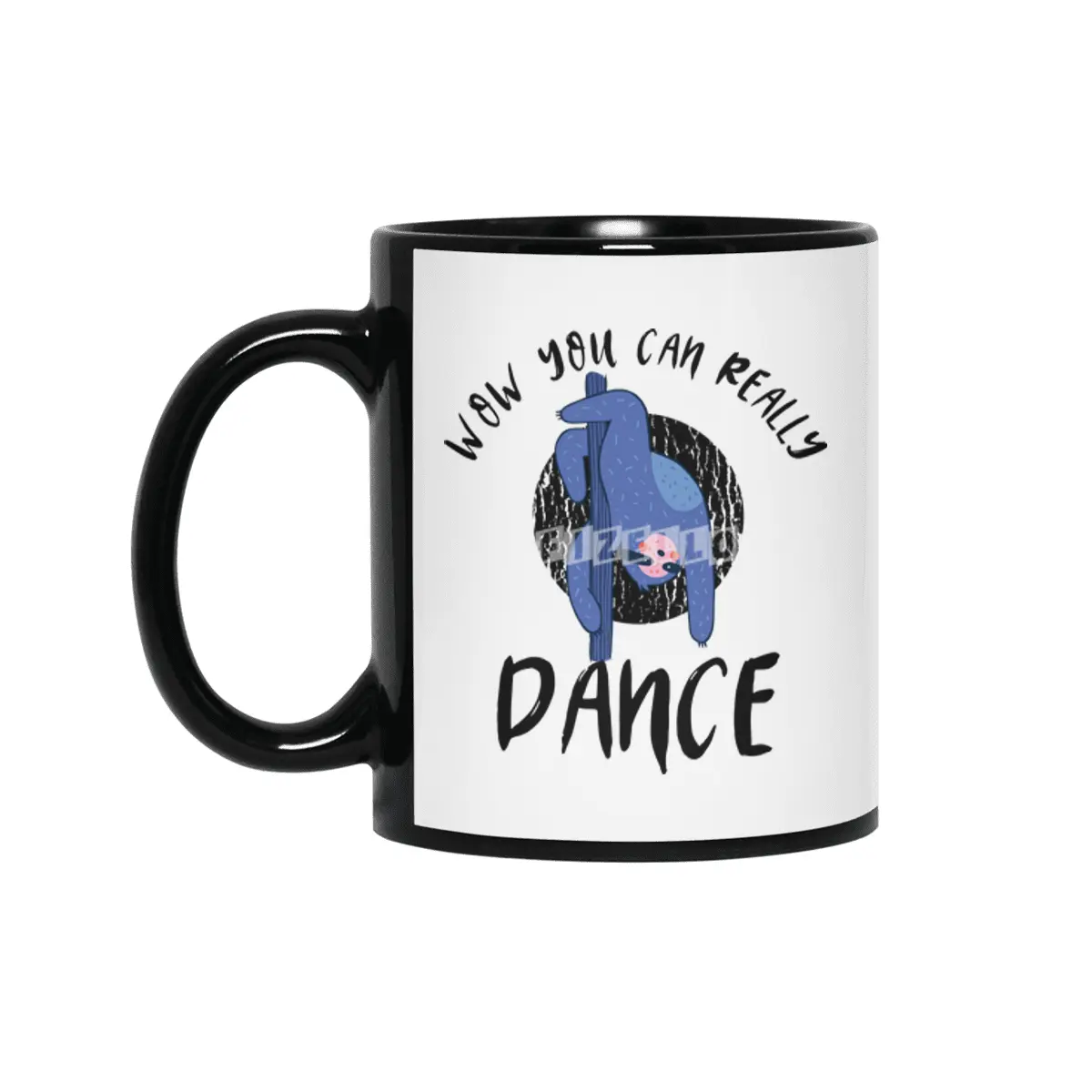 Pole Dance Sloth Siyah Kupa
