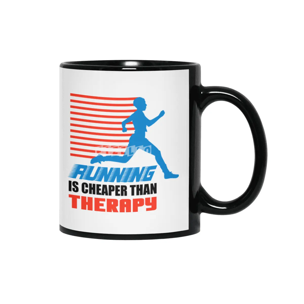 Running Is Cheaper Than Therapy Siyah Kupa