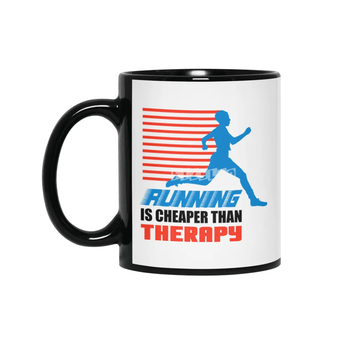 Running Is Cheaper Than Therapy Siyah Kupa