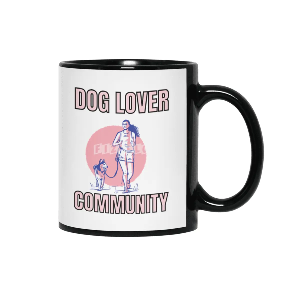 Dog Lover Community Siyah Kupa