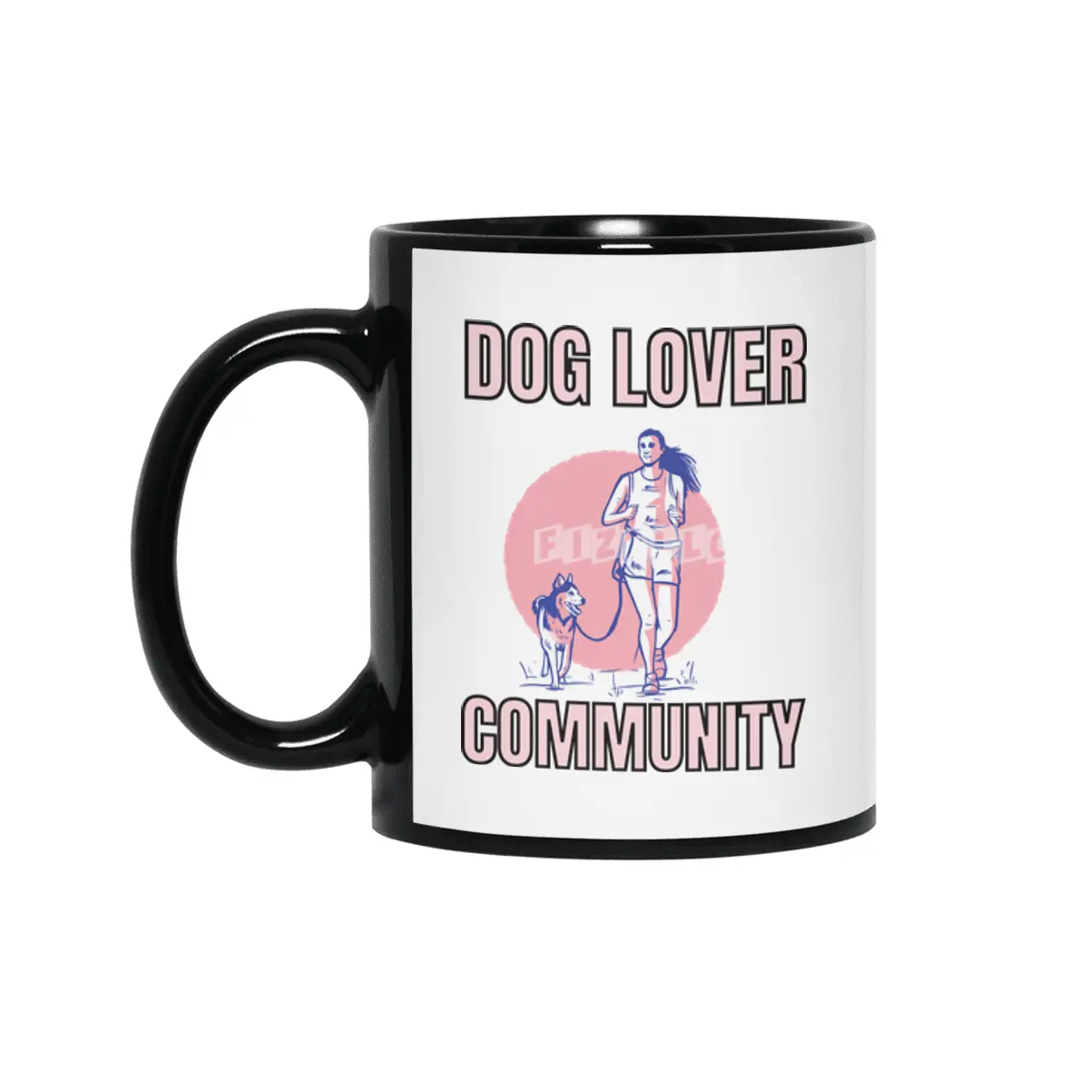 Dog Lover Community Siyah Kupa