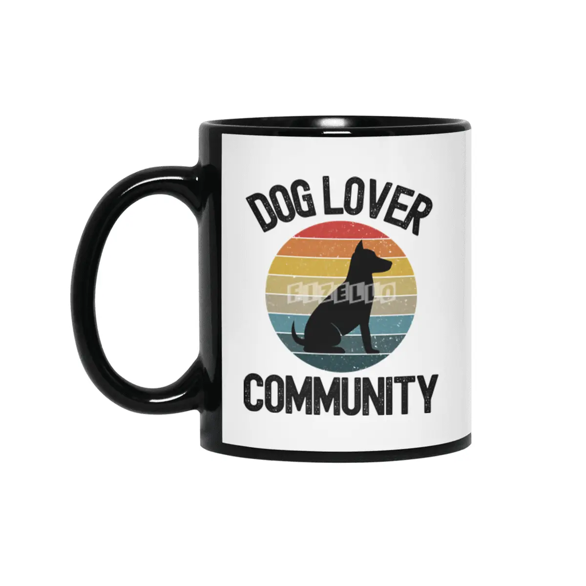 Dog Lover Community Siyah Kupa