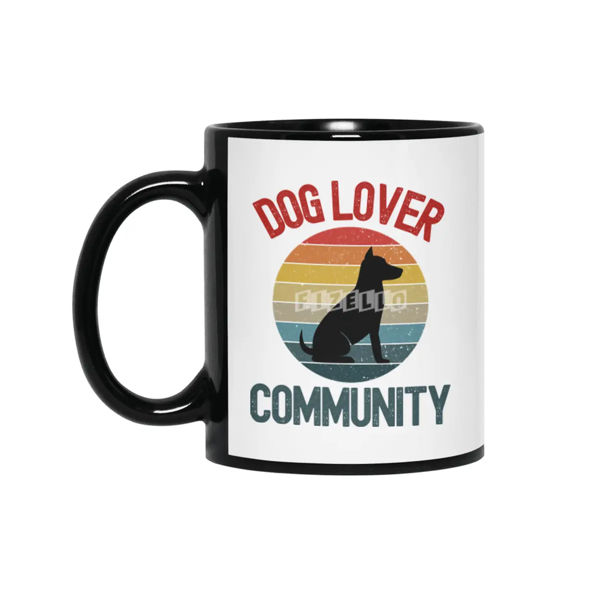 Dog Lover Community Siyah Kupa