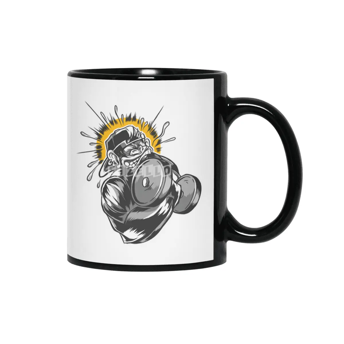 Monkey Dumbbell Siyah Kupa