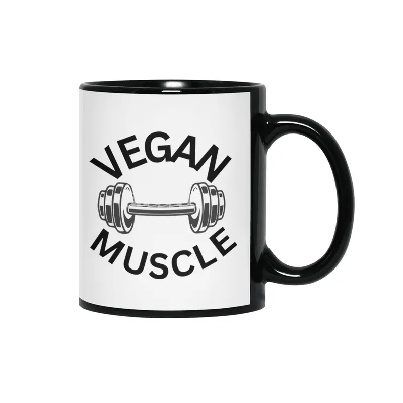 Vegan Muscle Siyah Kupa