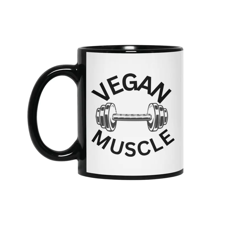 Vegan Muscle Siyah Kupa