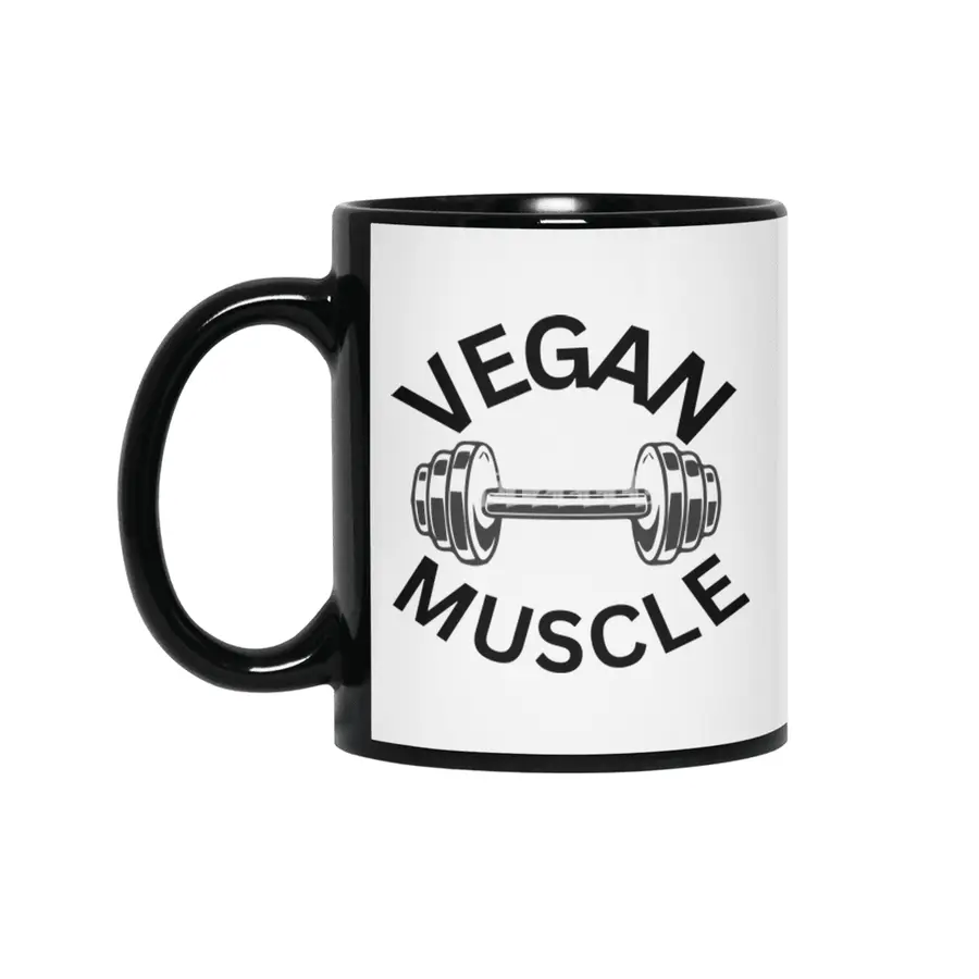 Vegan Muscle Siyah Kupa