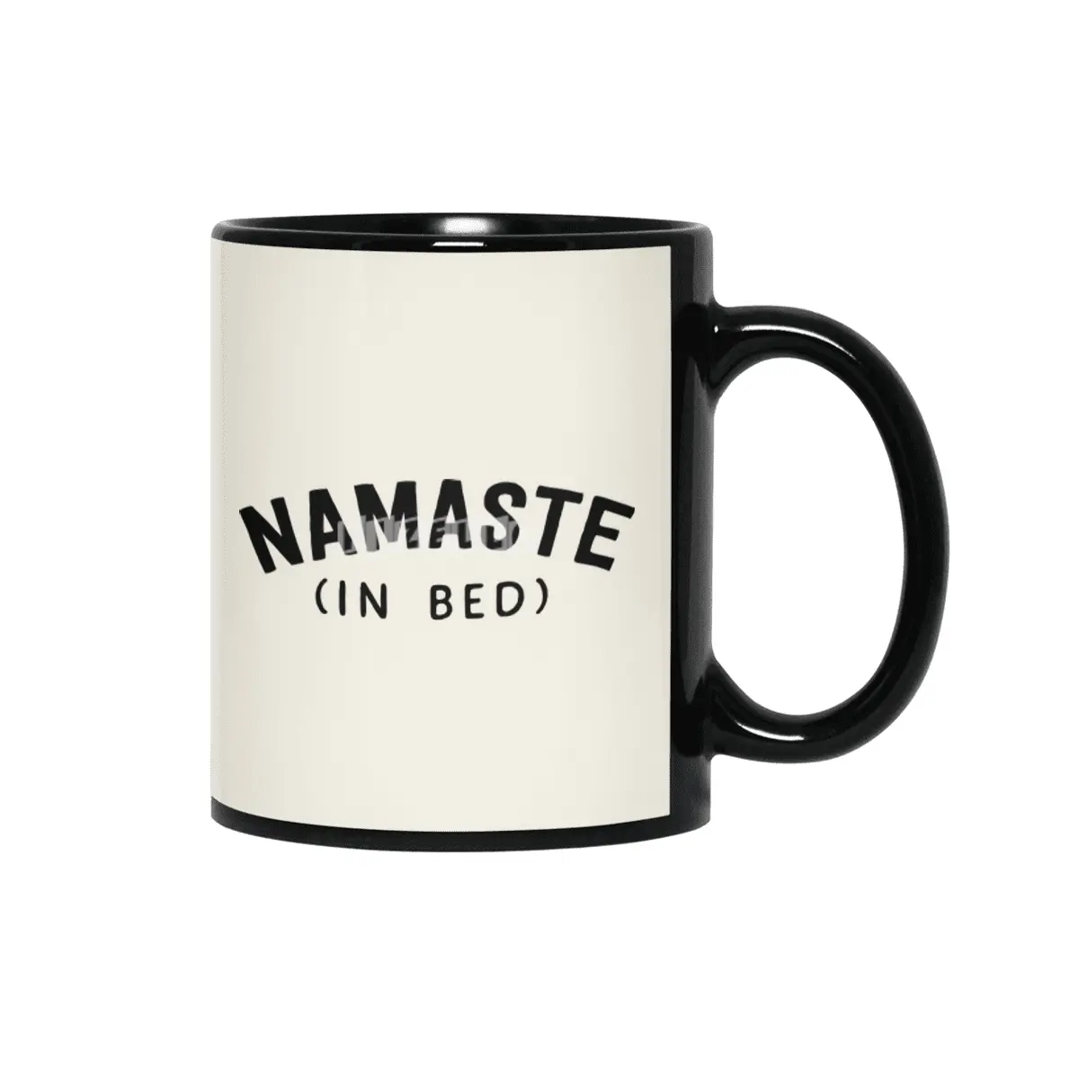 Namaste in bed Siyah Kupa