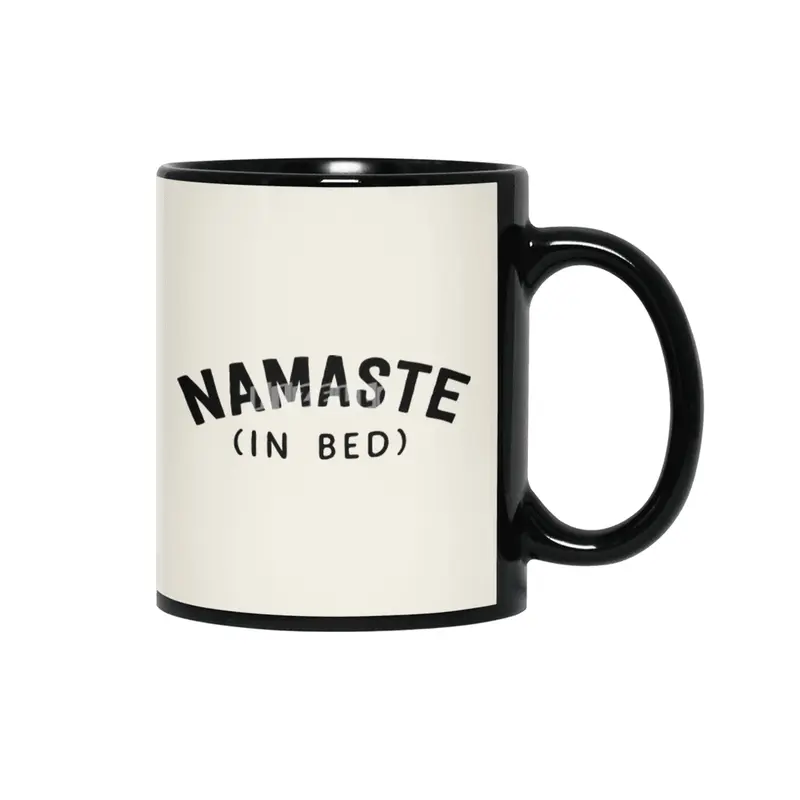 Namaste in bed Siyah Kupa