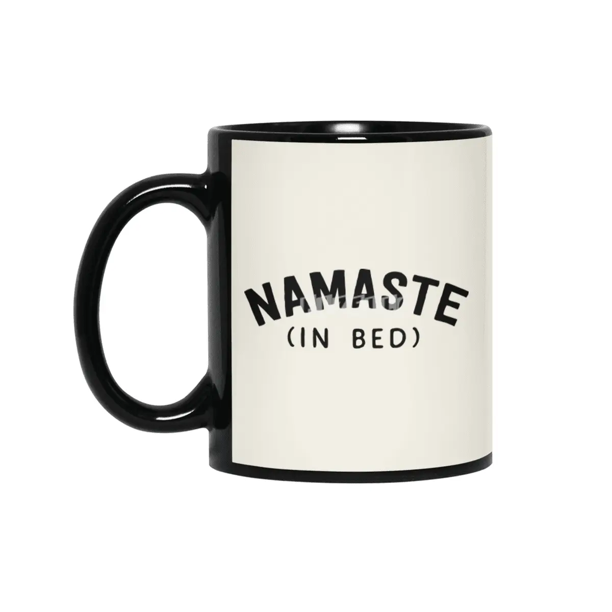 Namaste in bed Siyah Kupa
