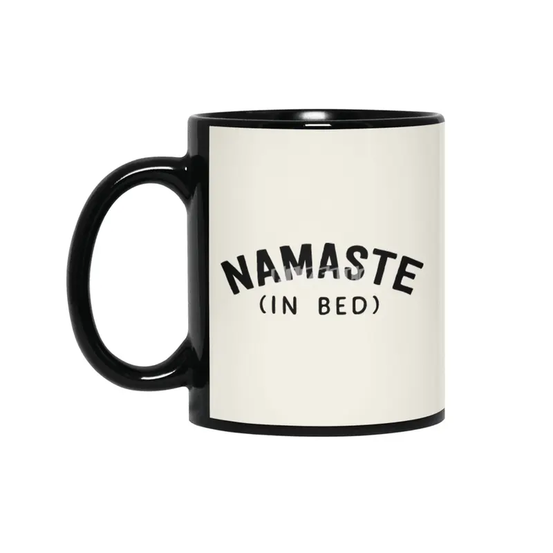 Namaste in bed Siyah Kupa