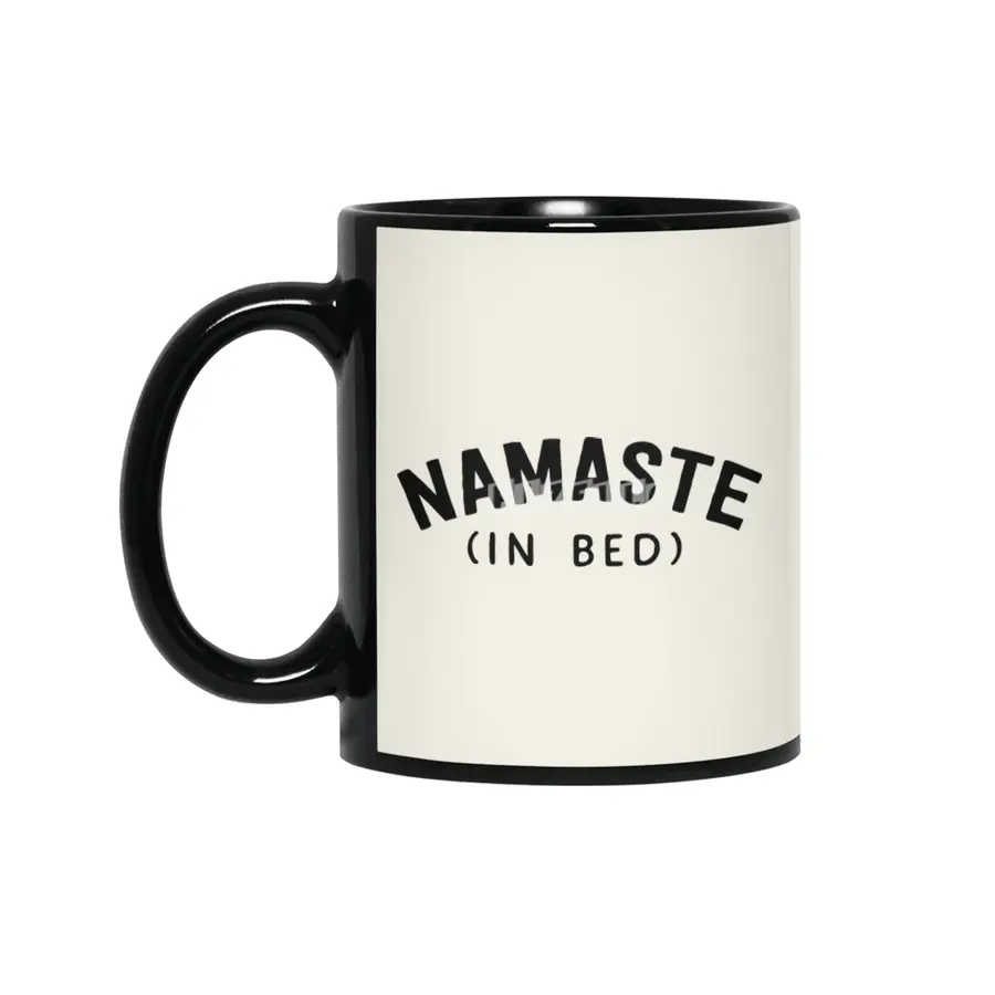 Namaste in bed Siyah Kupa