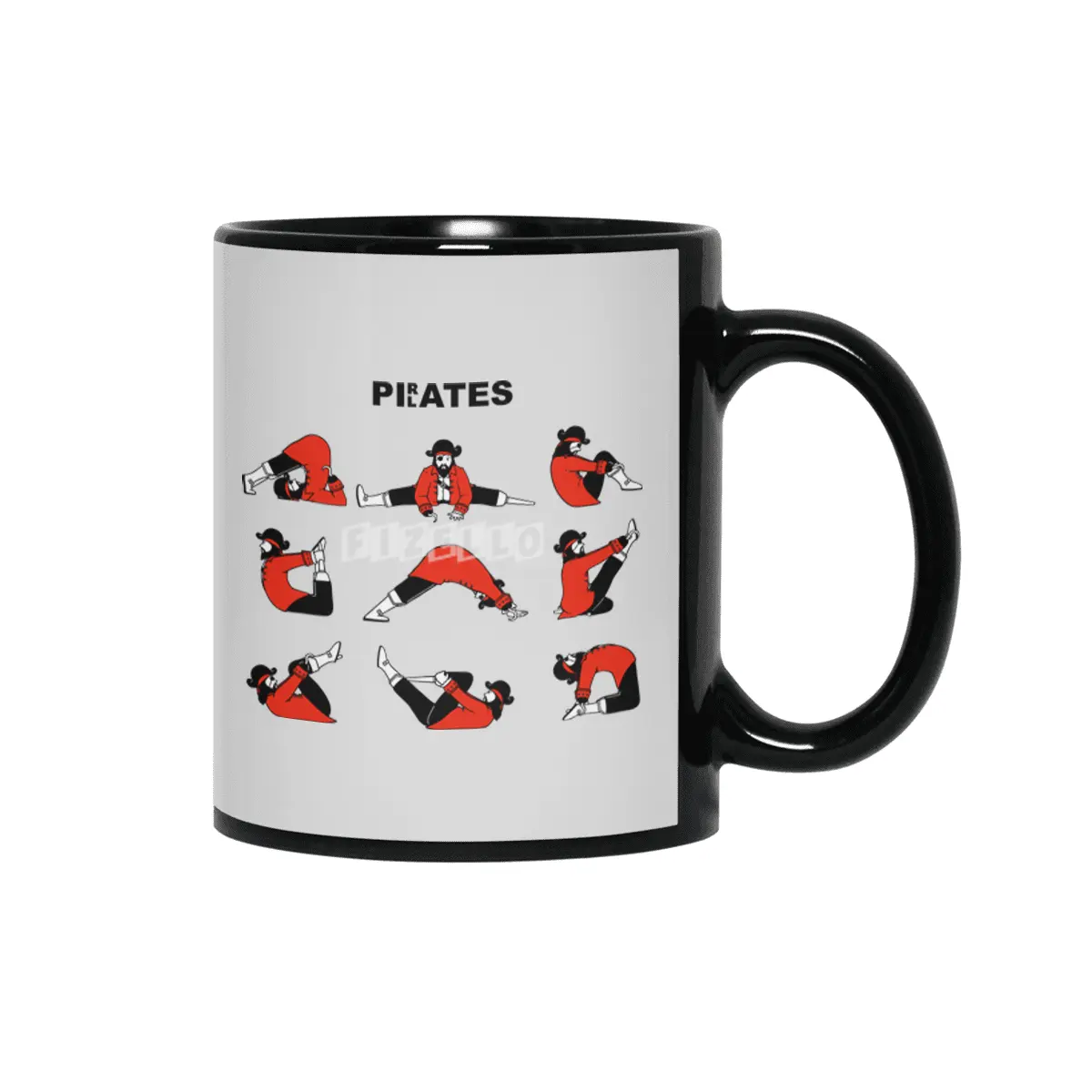 Pirates? Pilates! Siyah Kupa