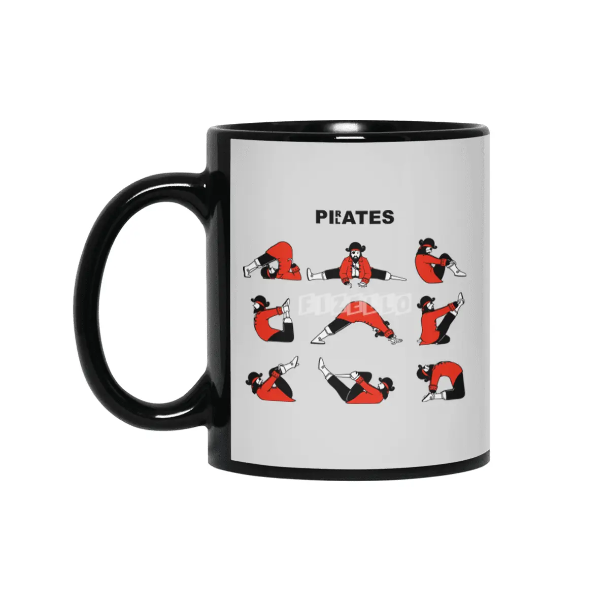 Pirates? Pilates! Siyah Kupa