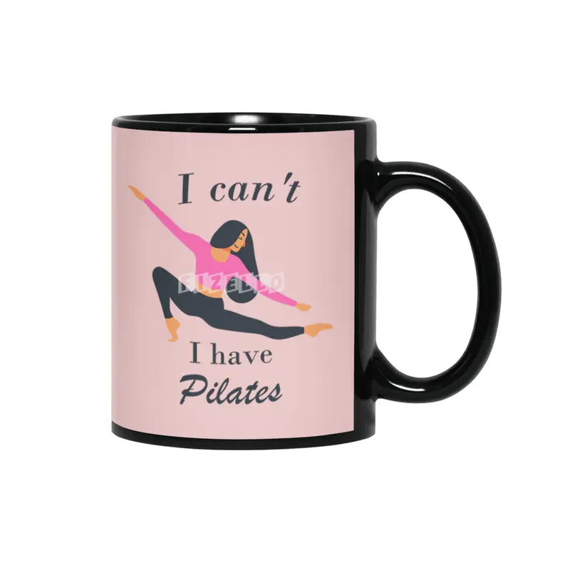 I can't I have Pilates Siyah Kupa