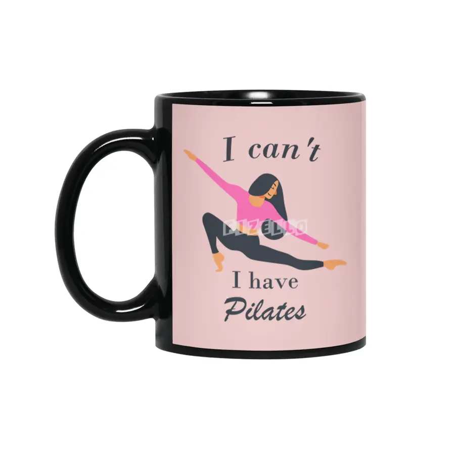 I can't I have Pilates Siyah Kupa