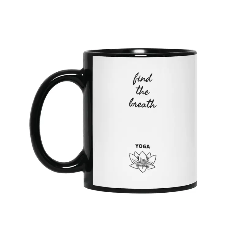 find the Breath Yoga Siyah Kupa