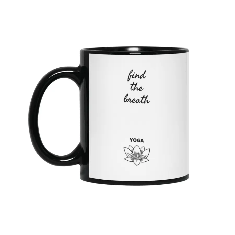 find the Breath Yoga Siyah Kupa