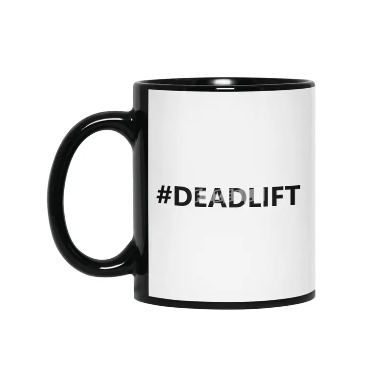 Hash Deadlift - Powerlifting Black Siyah Kupa