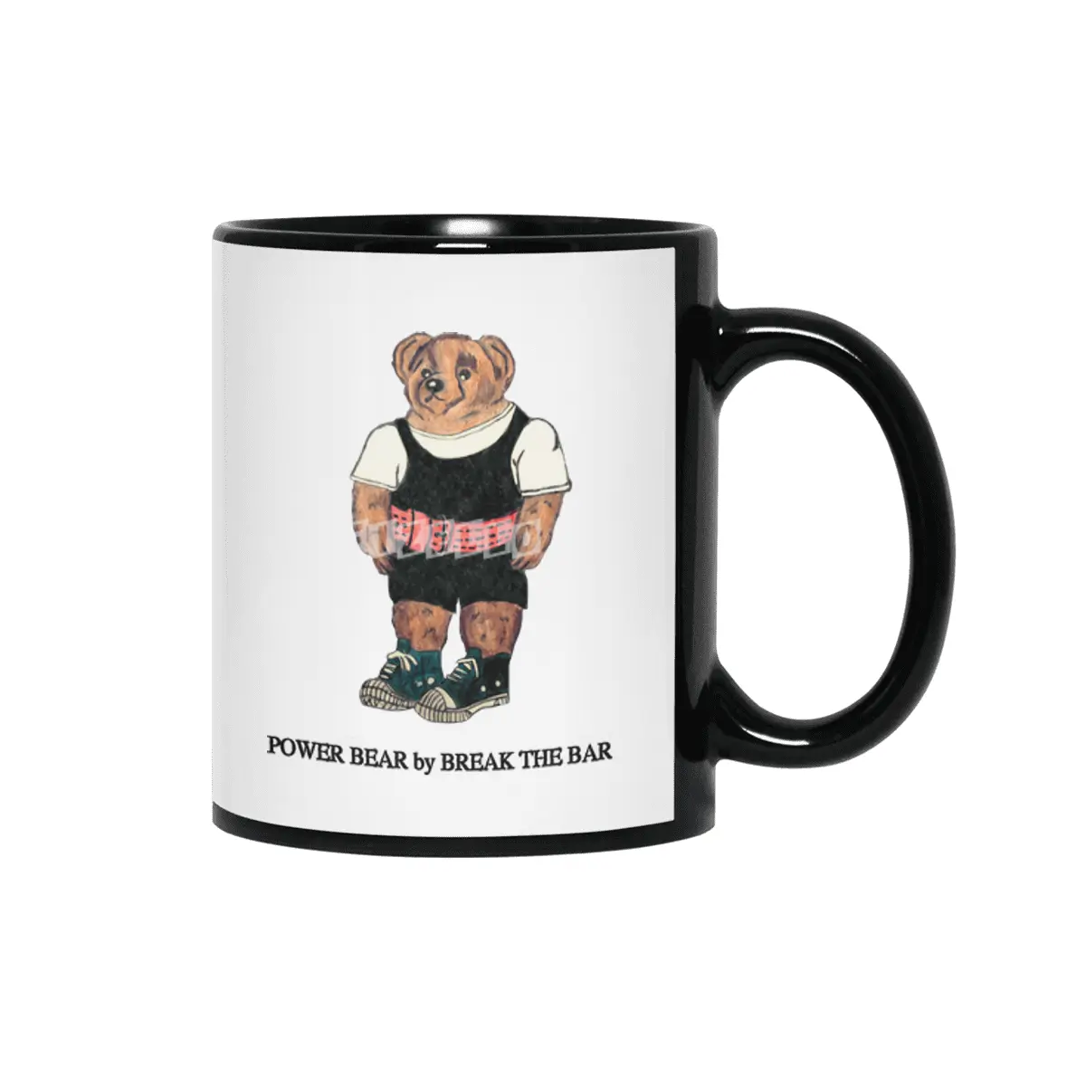 Power Bear Siyah Kupa