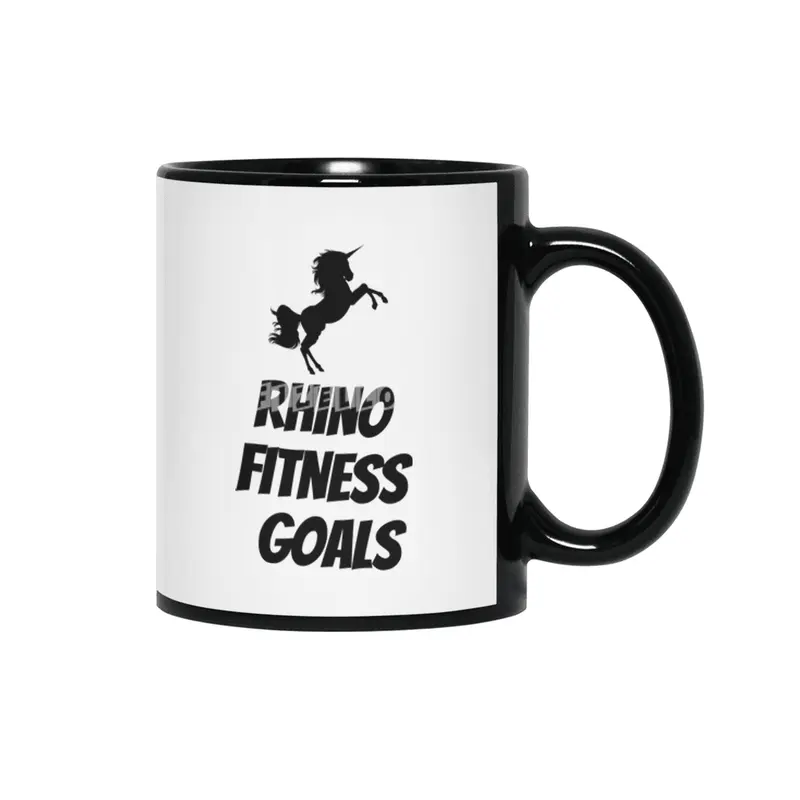 Rhino Fitness Goals Siyah Kupa