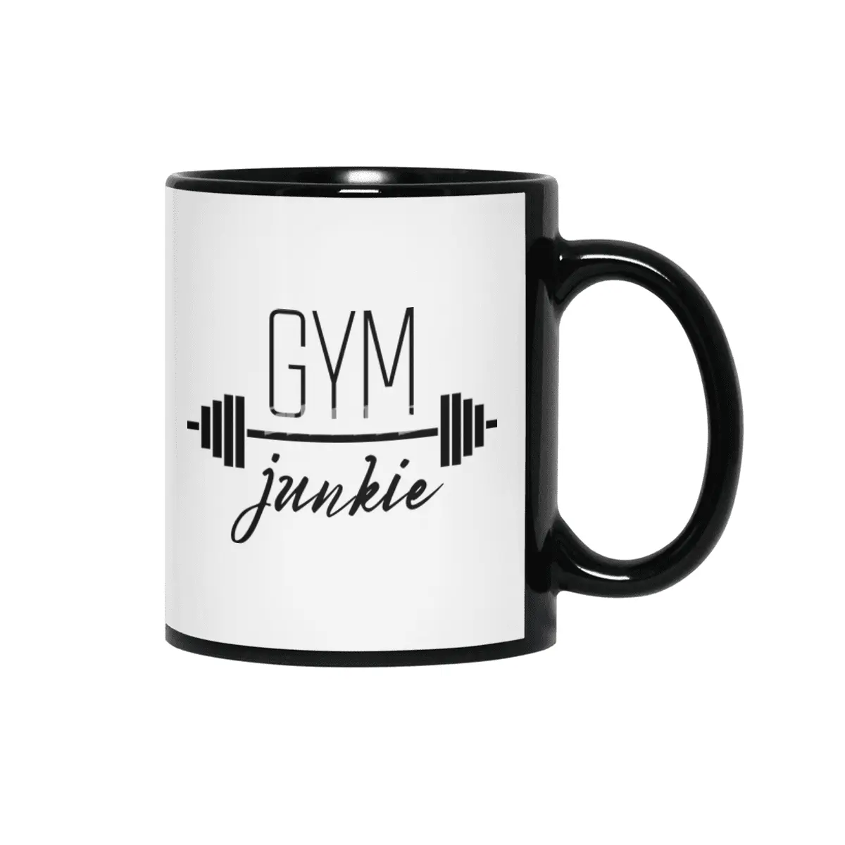 Gym Junkie Siyah Kupa