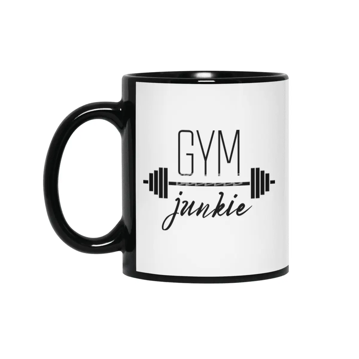 Gym Junkie Siyah Kupa