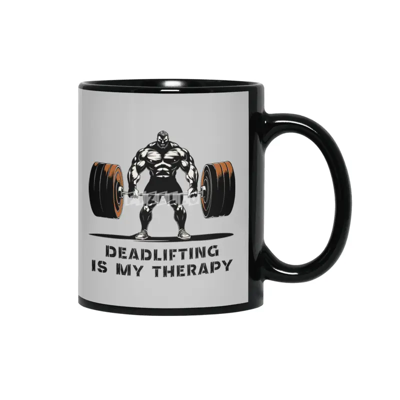 Deadlifting Therapy: Strength Unleashed Siyah Kupa