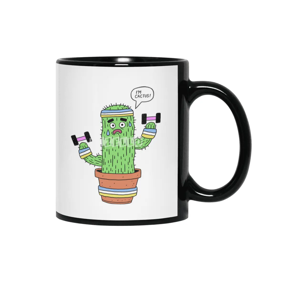 Cactus Cactus Siyah Kupa