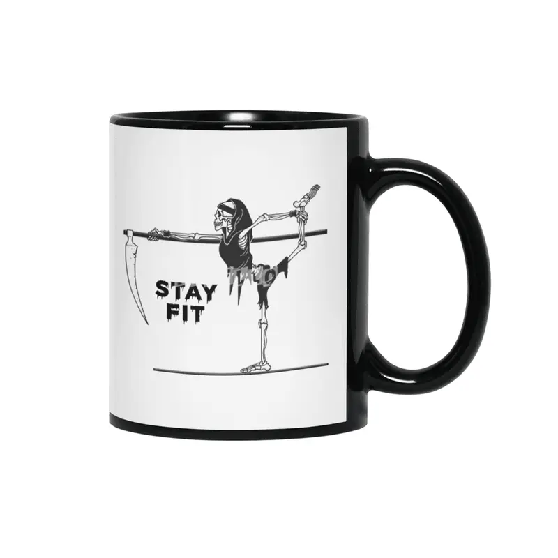 Stay Fit! Siyah Kupa