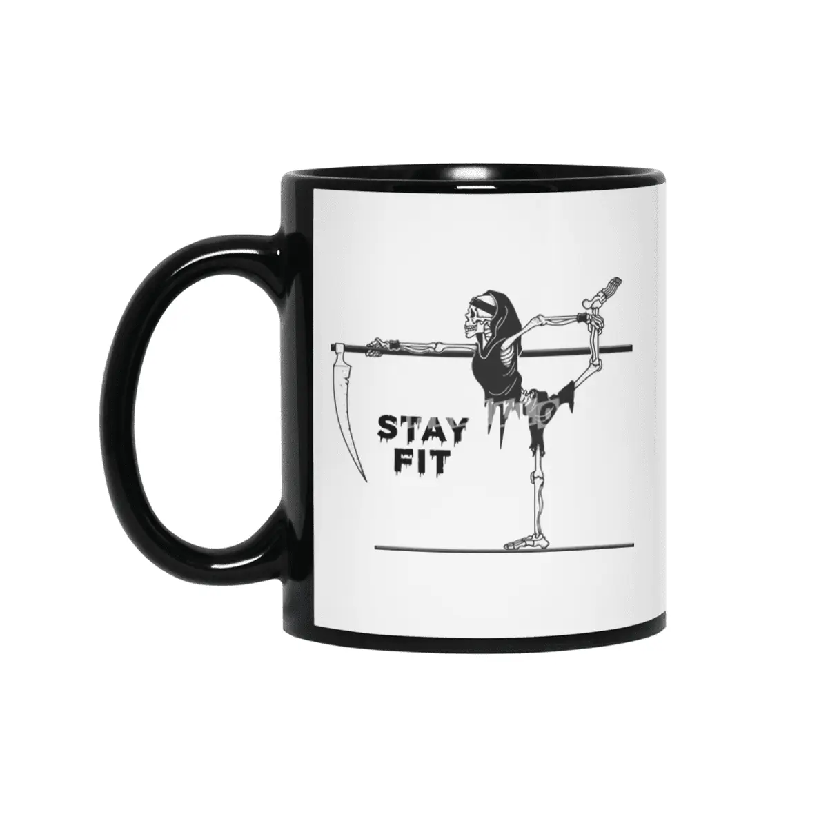 Stay Fit! Siyah Kupa