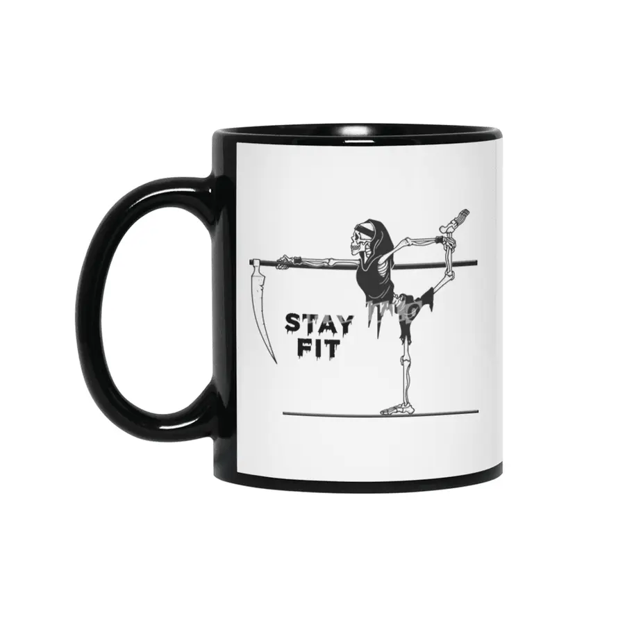 Stay Fit! Siyah Kupa