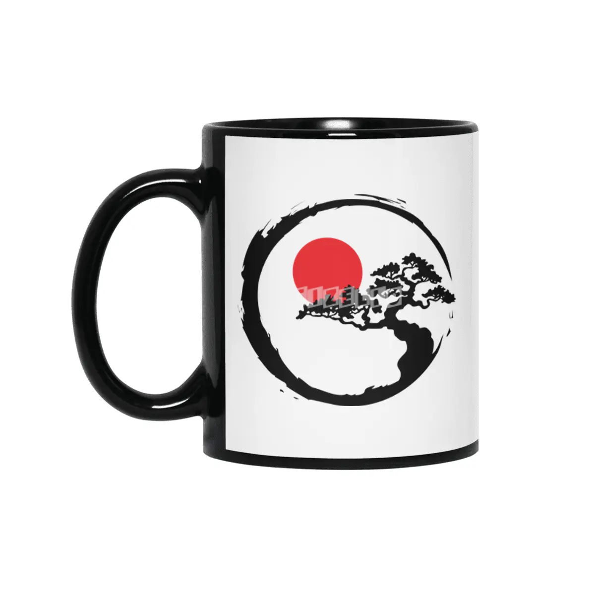 Enso Bonsai Tree Siyah Kupa