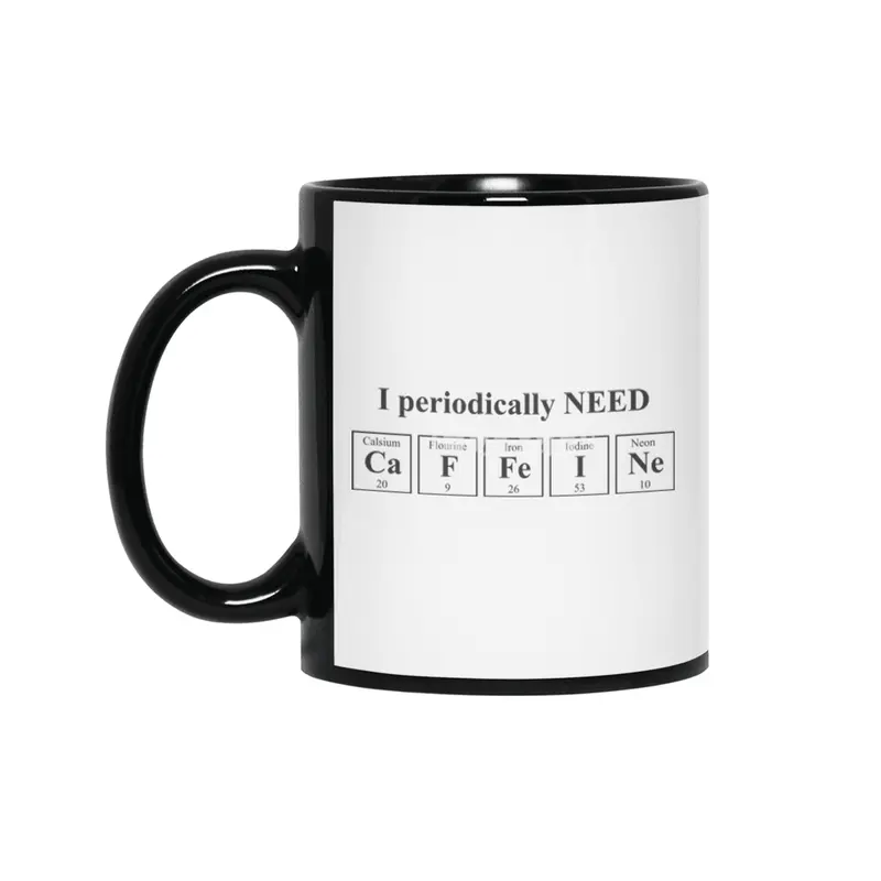 I periodically NEED Coffee Siyah Kupa